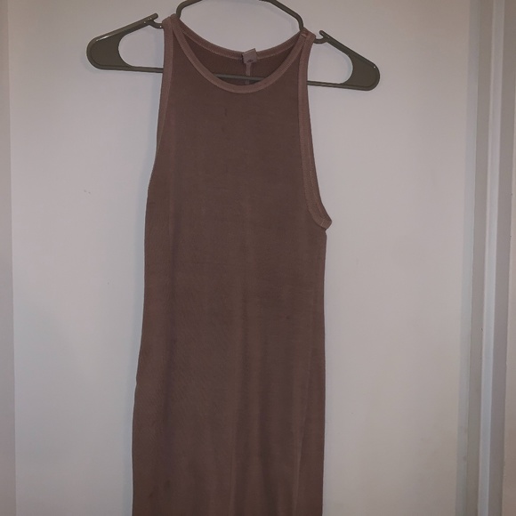 Tan/brown mid dress - Picture 1 of 1
